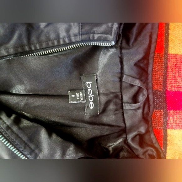 BEBE Black zip-up dress - Picture 3 of 8